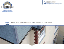 Tablet Screenshot of horizon-roofing.co.uk